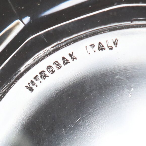 Bormioli Italy Rocco Clear Panel Glass Espresso/Coffee Cup & Saucer Set of 6 - Picture 10 of 14